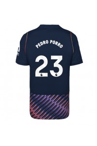 Tottenham Hotspur Pedro Porro #23 Jalkapallovaatteet Vieraspaita 2026-27 Lyhythihainen